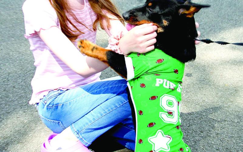 A ‘dog day’ event in downtown Center