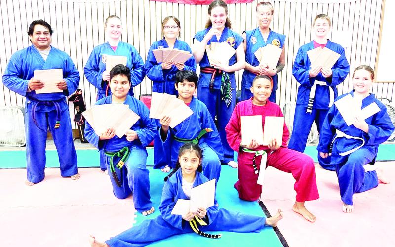 Self Defense America students earn belts