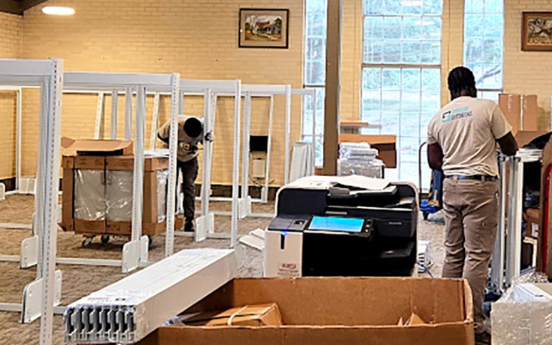 Fannie Brown Booth Library renovations nearing completion