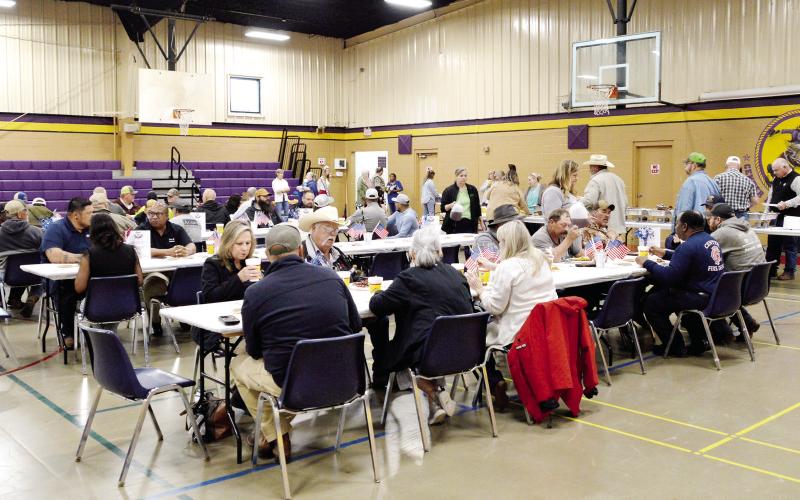 The Shelby County Chamber of Commerce in cooperation with Center ISD held a First Responders luncheon at the Center Middle School Gym on Thursday, April 30. The event was held to express gratitude for the service the countyMs law enforcement, re departments, EMS and other emergency workers give to the community. David Danley | Light and Champion