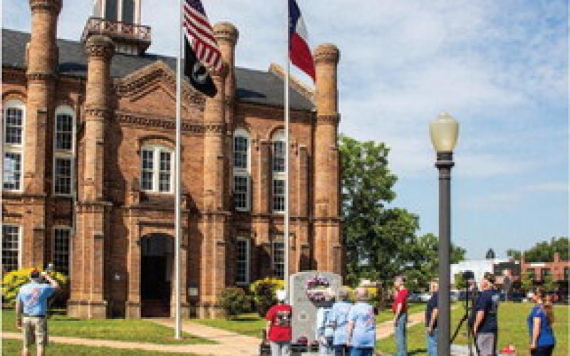 The 79th anniversary of D-Day was remembered Tuesday, June 6 by VFW Post 8904 in a ceremony at the Shelby County Veterans Memorial. Termed the turning point in World War II, more than 6,600 U.S. forces were lost.The remembrance concluded with the sounding of Taps by bugler Gene Hutto, Past Post Commander. (VFW Post 8904 photo)