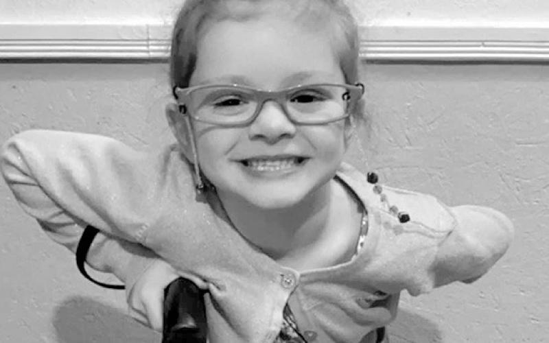 Emory a Timpson grade school student Celebrataes the 100th day of school.