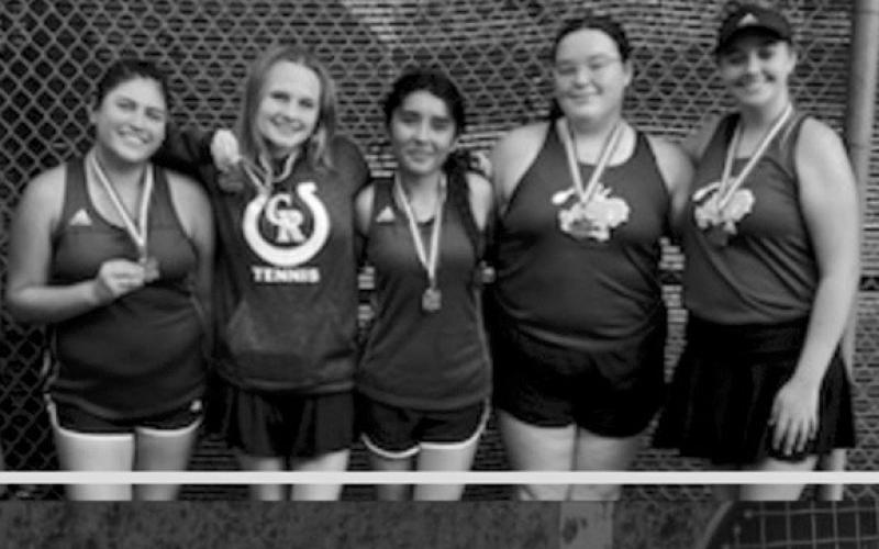 Center Tennis claims first in mixed doubles,Girls Singles, Girls Doubles and 2nd in Girls Singles.