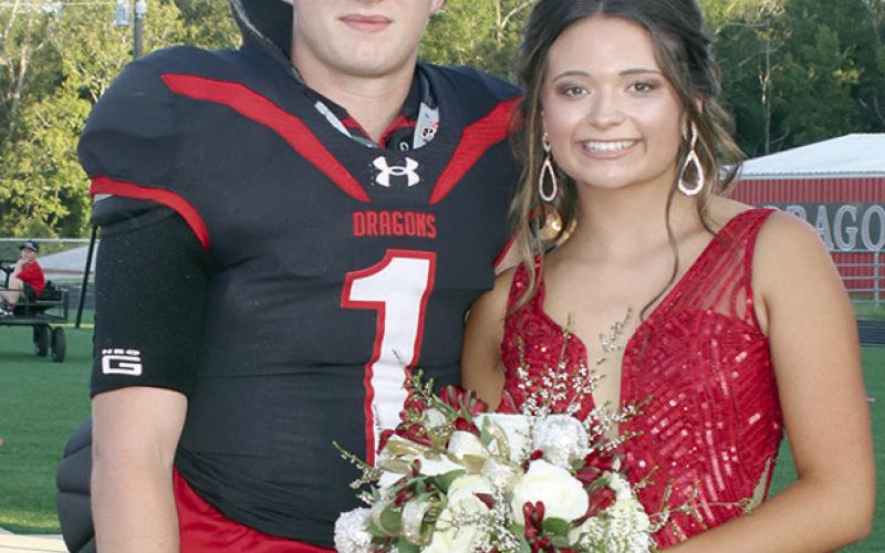 Junior Duchess - Bailee Bohannon escorted by Gus Duvon.