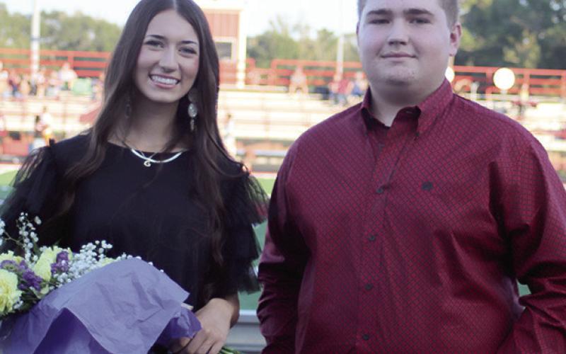 Freshman Duchess - Heidi Stutts escorted by Will Hooper. FFA Duchess - Lillian Haley, current Vice President. Carter Bell.