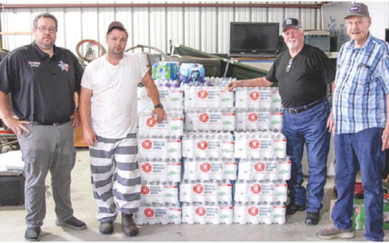 Water donation for the Sheriff’s Office