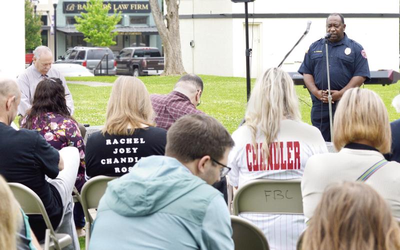 Center Fire Chief Keith Byndom