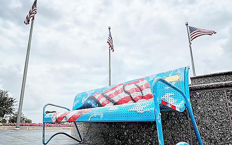3rd Place: Charley Cantrell, “A Seat For The Stars And Stripes”