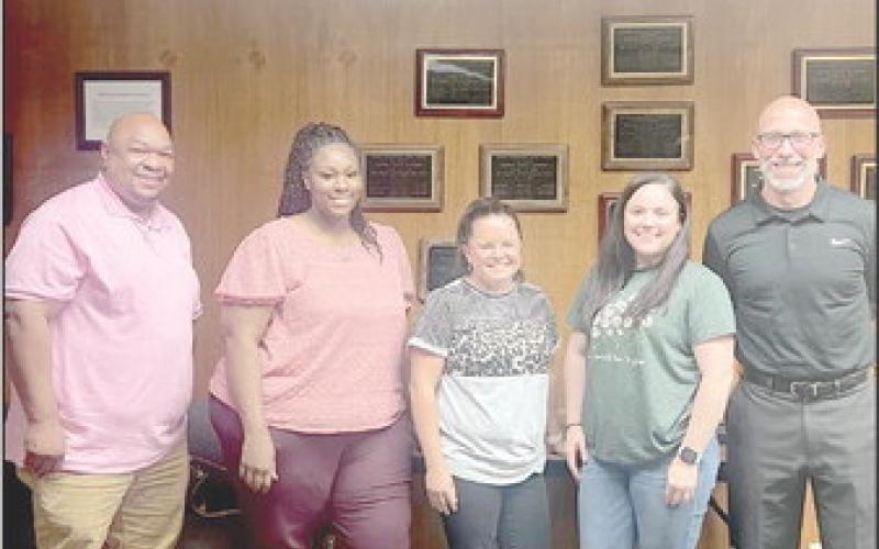 Mr. Nickelberry, who helped spearhead the hiring of Mrs. Williams, Mrs. Sanford, Mrs. Crow, and Mr. Crow (not pictured Mrs. Cooley). Annika Bloys | Light and Champion