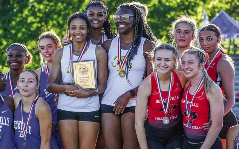 Timpson track team members advance to area round