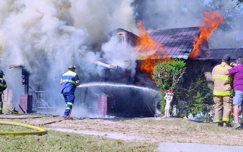 Home destroyed by fire