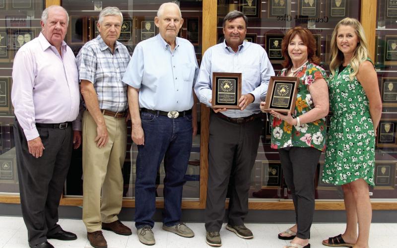 Roughrider Scholarship Fund memorial plaques dedicated