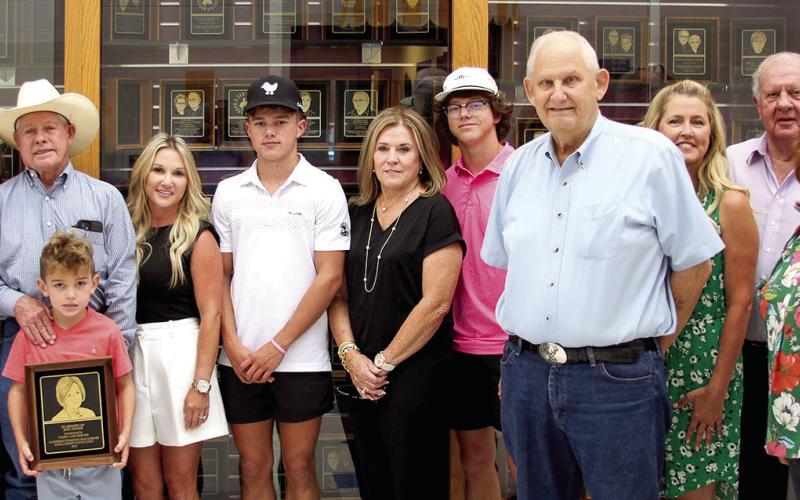 Roughrider Scholarship Fund memorial plaques dedicated