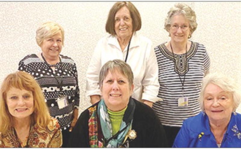 Pictured on the front row are South Central Regional director Sarah McReynolds; Brenda Moore, National Garden Club President, headquartered in St. Louis; and Lee Taylor, Texas State President headquartered in Fort Worth. Pictured in the second row are Center Garden Club attendees Cherry Jones, Carolyn Bounds, and Robbie Kerr. Submitted | Light and Champion