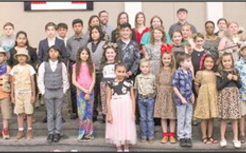 Gena’s Piano Studio students performed their annual spring recital recently. All participants were amazing and put on quite a show. Instructors include Gena Pinner, Josh McDonald and Peggy Hughes. Submitted photo | The Light and Champion