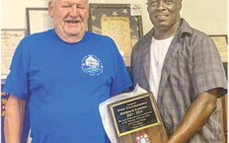 Post Commander Mike Wulf (left) and Past Post Commander Richard Lundie, current Post Chaplain.