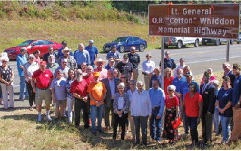 ‘Whiddon Memorial Highway’ dedicated Friday