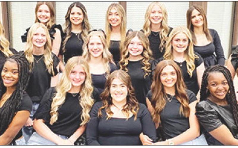 The Shelbyville High School cheerleaders for 2025-26 will be: (front row) Kenadee Lathan-Sr., Jayleigh Jones-Sr., Ella Matthews-Sr. Mascot, Campbell Chase-Sr. and Trinity Mitchell-Sr; (middle) Camille Greer-Sr., Lexi Jackson-So., Heidi Stutts-So., Kyleigh Hendricks-So., Karlee Sowell-So. Mascot and Bailee Bohannon- Sr.: (back row) Sydnee Vaughn-Fr, Preslee Sims-Jr., Carolina Warr-Jr., Cadee Harley-Jr. and Mac Belrose-Fr. Submitted | Light and Champion