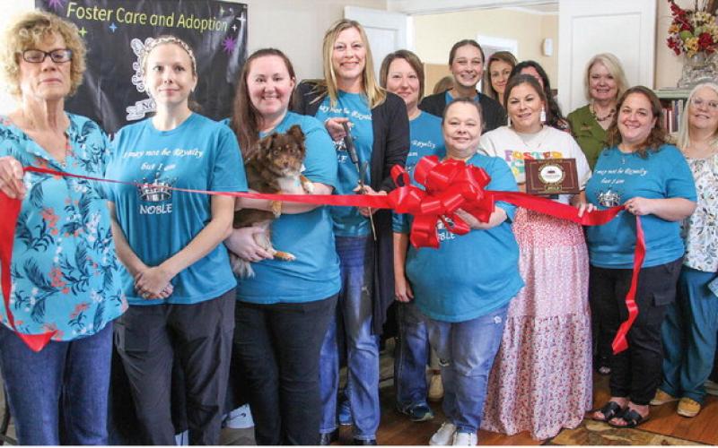 New member ribbon cutting for Noble Children Services