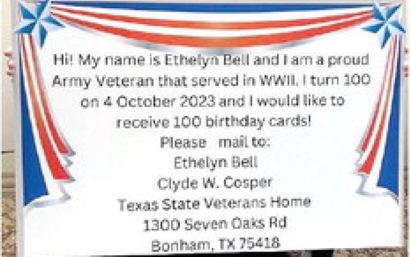 WWII vet requests 100 cards for 100th birthday