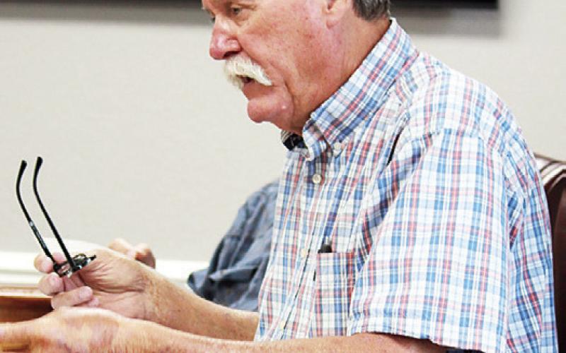 Tom Bellmyer expresses his opinion on how the county can fund the repairs to the windows of the historical jail. Lisa White | Light and Champion