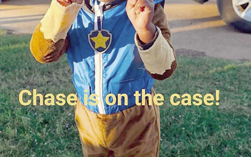 Tyeson Hightower in costume.
