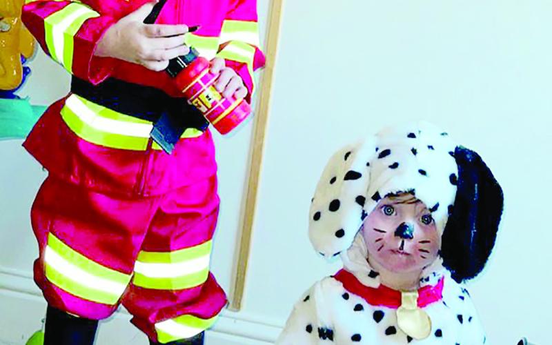 Johnathon and Drake Amox in costume. Online Submission