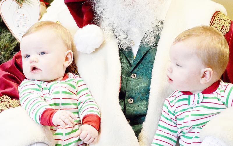 Santa visits SSB customers