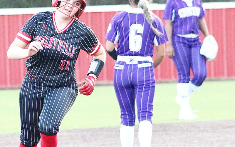 The Shelbyville High School Lady Dragons softball team