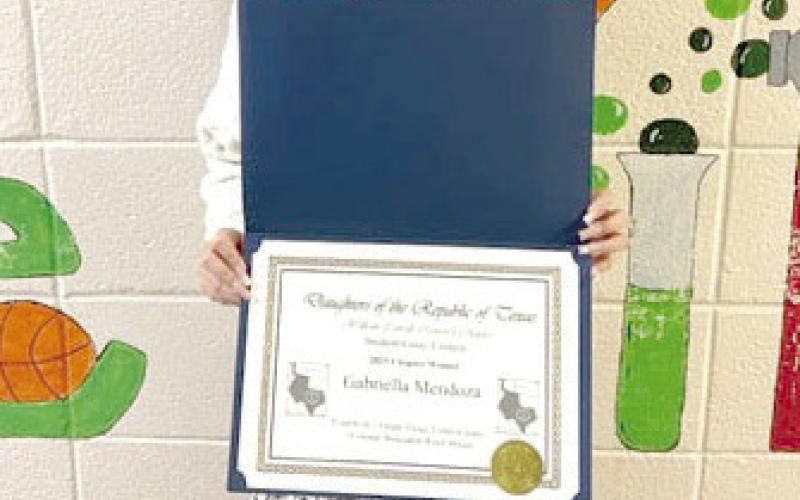 DRT Texas History Contest participants, winner named
