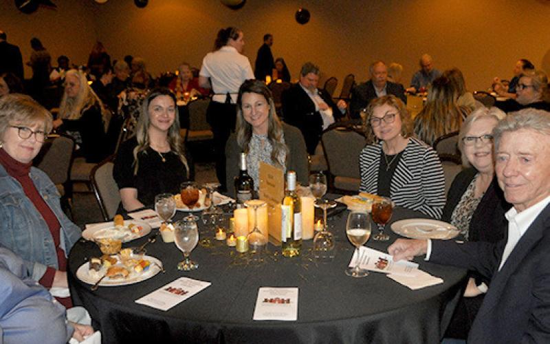 Happy tables were seated and ready to cheer for the annual winners at the 2024 Shelby County Chamber Awards banquet... Photo By Dennis Phillips