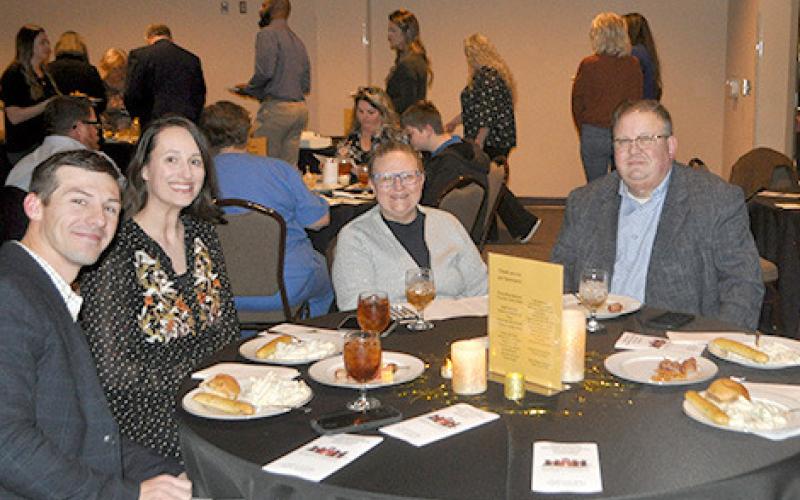...more happy tables were full and ready to cheer for the annual winners at the 2024 Shelby County Chamber Awards banquet... Photo By Dennis Phillips