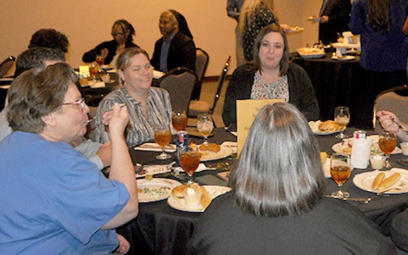 ...and even more happy tables were full and ready to cheer for the annual winners at the 2024 Shelby County Chamber Awards banquet. Photo By Dennis Phillips