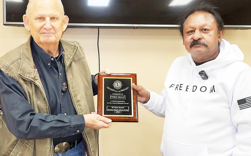 Wulf honored with 50-year pin