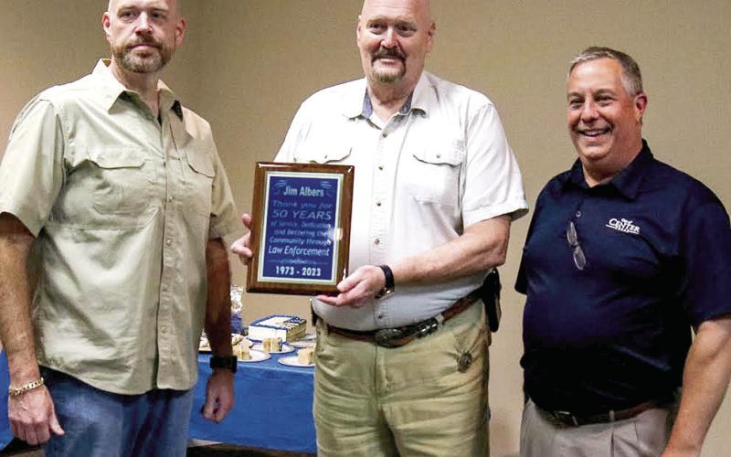 Chief Albers honored for 50 years’ service