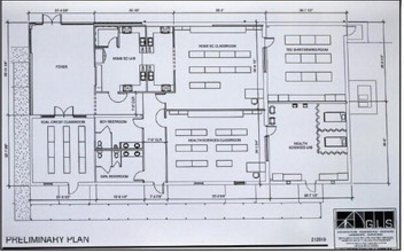 The proposed layout of the the new Career &amp;amp; Technical Education &amp;amp; Early College Center planned by the Joaquin ISD school district. David Danley | Light and Champion