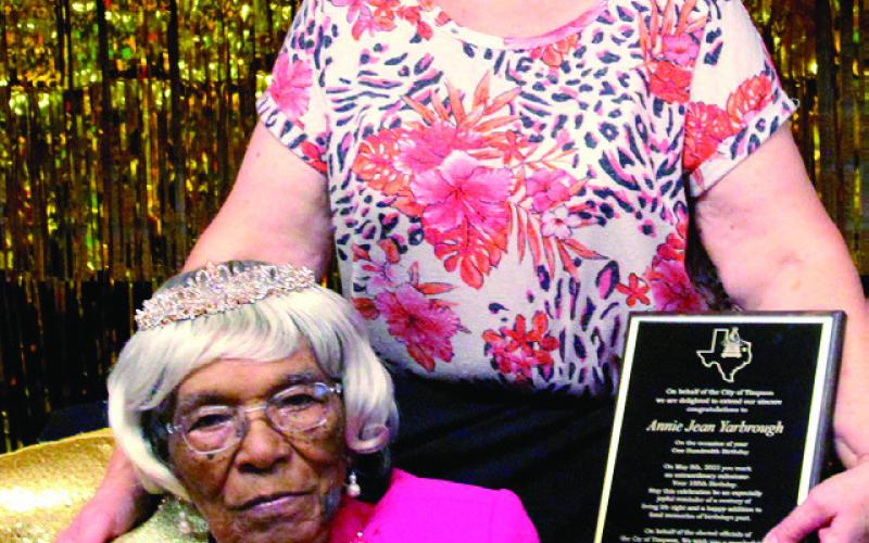 Timpson resident celebrates 100 years young