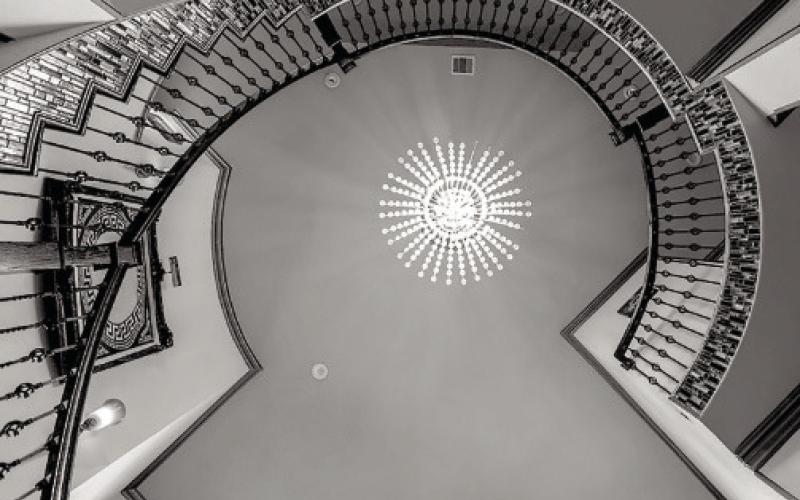 First Place Favorite “Spiral Staircase” by Lawrence C. Davis.