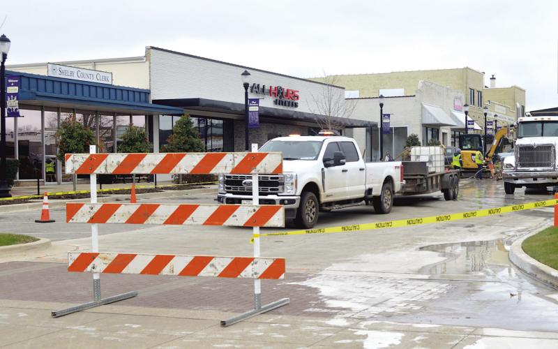 Center square street work to take four weeks