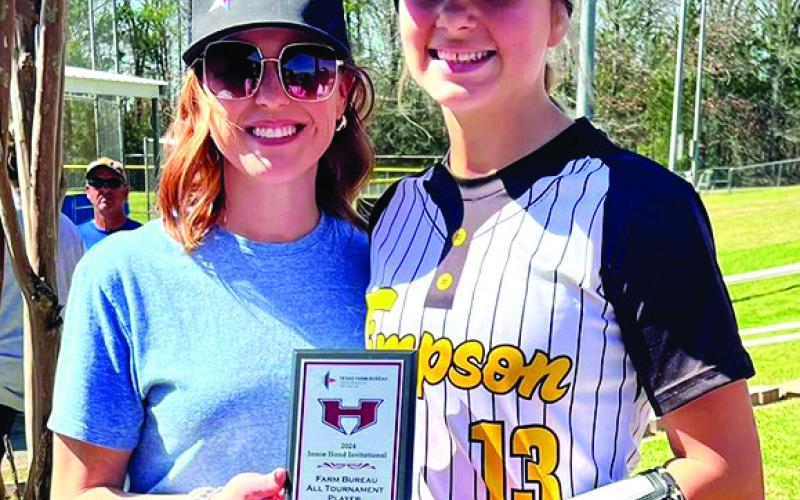 Claire Ham - Timpson Lady Bears Farm Bureau Softball Tournament Team