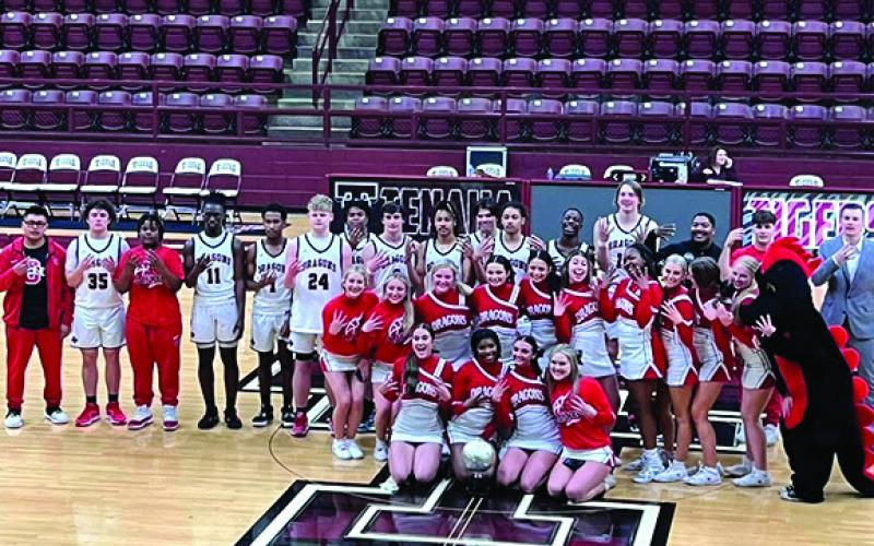 Congratulation Shelbyville Dragons on your victory over Timpson to advance in the UIL State Basketball playoffs.