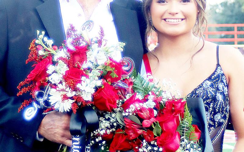 Both Center and Shelbyville announced their Homecoming Queens in ceremonies held before their annual Homecoming football games. In Center, Abigail Robledo (left) was crowned as 2025 Homecoming Queen, while in Shelbyville Bailee Bohannon (right) received the Queen’s crown. (Center) David Danley | Light and Champion (Shelbyville) The Dragon Yearbook