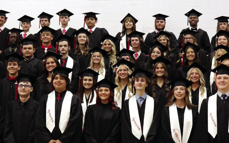 Shelbyville ISD’s Class of 2025 gathers as a group for perhaps the last time to celebrate a lifetime together and to look forward to what the future holds. Submitted | Light and Champion