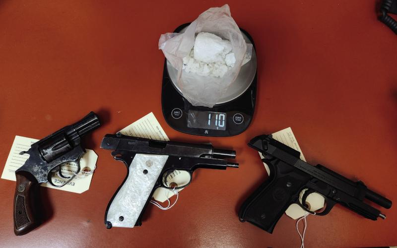 SCSO traffic stop nets handguns and drugs