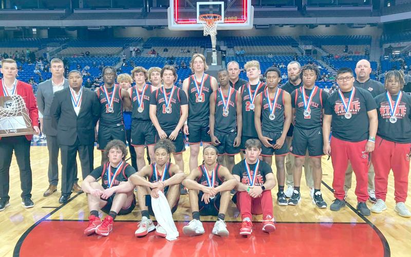 The Shelbyville Dragons brought home first runner up honors at the 2024 UIL State Championship in Boys Varsity Basketball. The Dragons lost to the Lipan Indians by the score of 36-47. The Dragons advanced to the title game after defeating the Thrall Tigers the previous day, March 8, by the score of 67-52. Shelbyville ISD | The Light and Champion