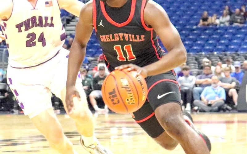 DJ Barns and the Shelbyville Dragons secure a State Championship bracket with the vicotry over the Thrall Tigers.