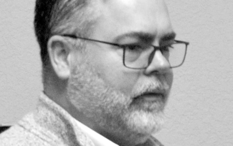 Troy Bergeron of Enterprise Products assures the commissioners’ court his company would make restitution for damages it caused to county roads. David Danley | Light and Champion
