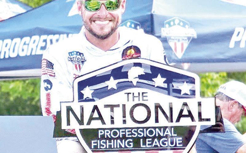 Texas bass pro and Sam Rayburn fishing guide Chad Marler of Jasper banked $100,000 for winning the weather-shortened National Professional Fishing League event held June 19-20 on Lake Eufaula in Eufaula, OK. NPFL Photo
