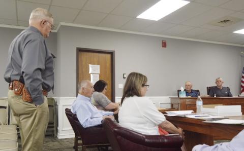 Sheriff Gerald Corbell requests the Shelby County Commissioners’ Court cancel a contract for new vehicles for his department due to non-delivery of the vehicles. Zack Clark | Light and Champion