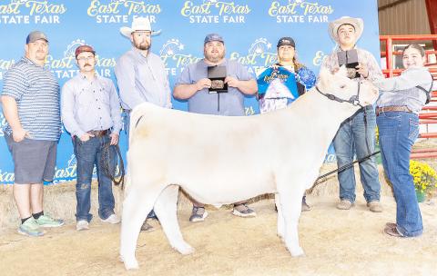 Cassie Lyn Nutt of Shelby Co. 4-H took top honors at the East Texas State Fair in Tyler. In a field of 175, Nutt won Reserve Supreme Overall Champion and Intermediate Showmanship Champion. Submitted | Light and Champion